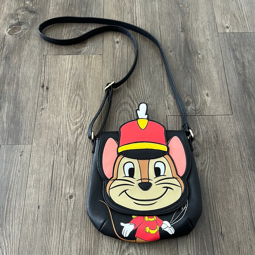 Disney Parks Loungefly Crossbody Bag - Timothy Mouse